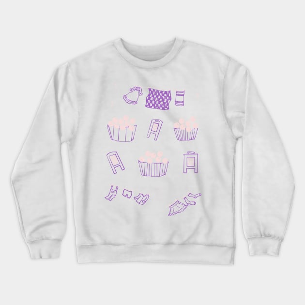 Feedsack Motif Sheet - Laundry Day Crewneck Sweatshirt by LochNestFarm